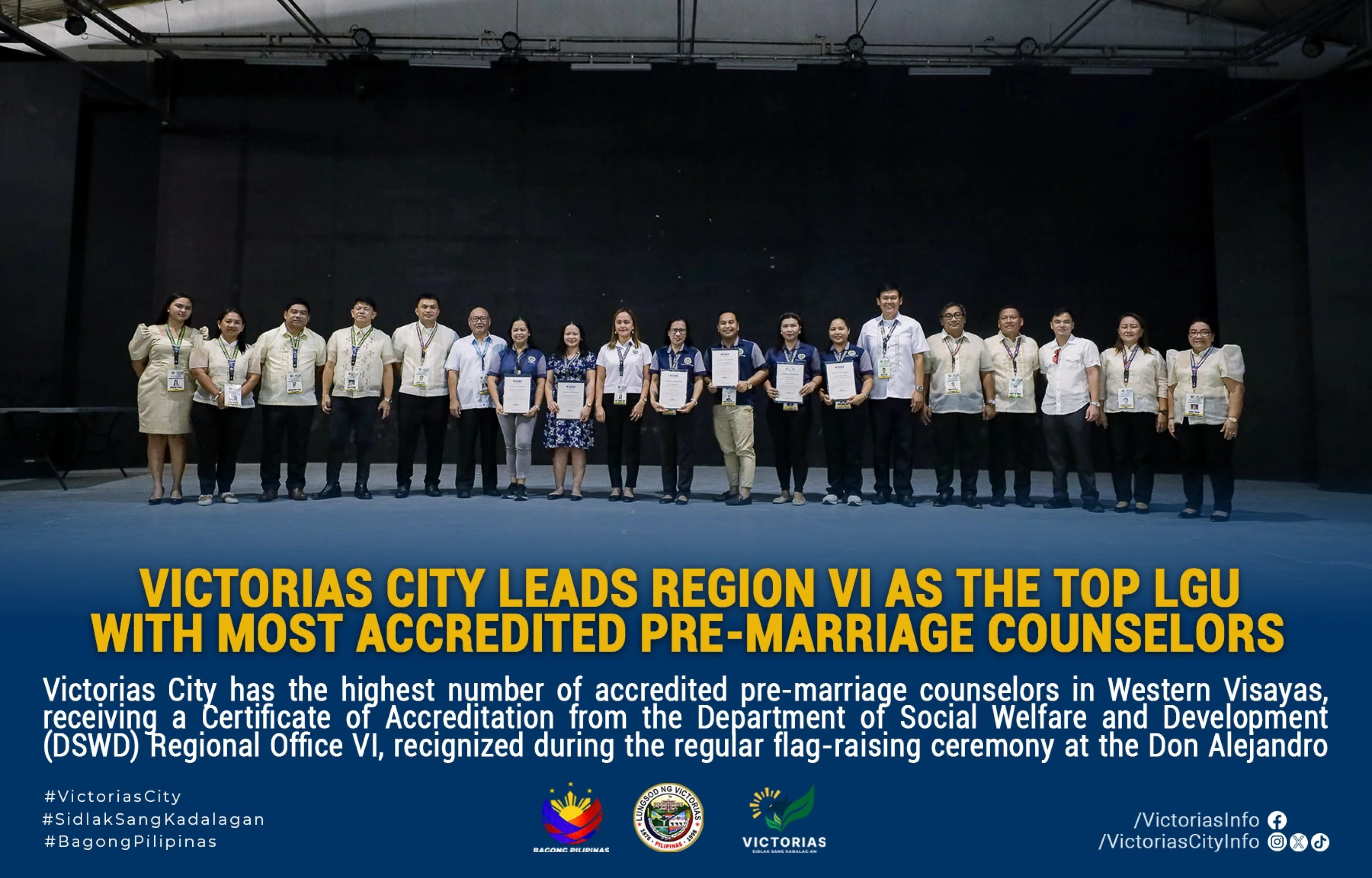 Top LGU with Most Accredited Pre-Marriage Counselors